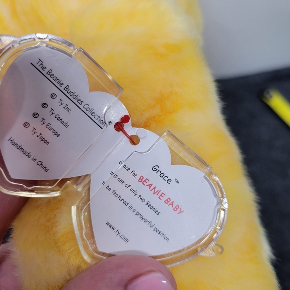 🌴3/$15🌴 Grace The Praying Bunny Beanie Baby Buddy Kids Easter - Picture 11 of 14